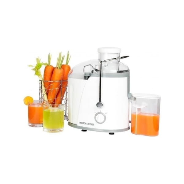 Centrifugeuse Black & Decker 400 Watt 1,3L - Blanc (JE400-B5) Centrifugeuse Black & Decker 400 Watt 1,3L - Blanc (JE400-B5)